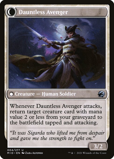 Bereaved Survivor (4) [Innistrad: Midnight Hunt] Reverse