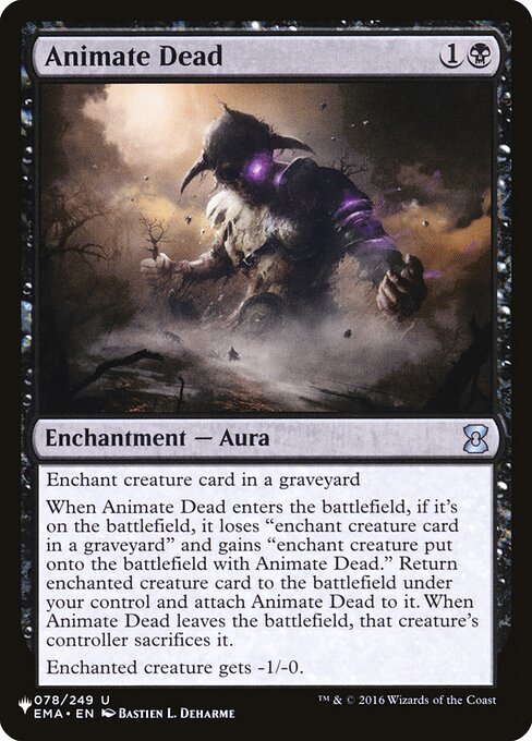 Animate Dead (EMA-78) [The List]