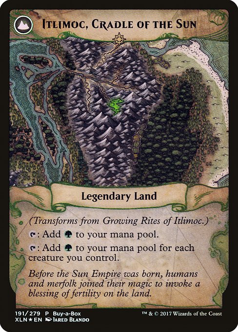 Growing Rites of Itlimoc (191) [Buy-A-Box Promos] Reverse