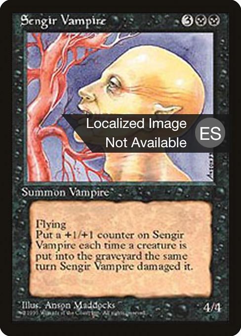 Sengir Vampire (160) [Fourth Edition Foreign Black Border]