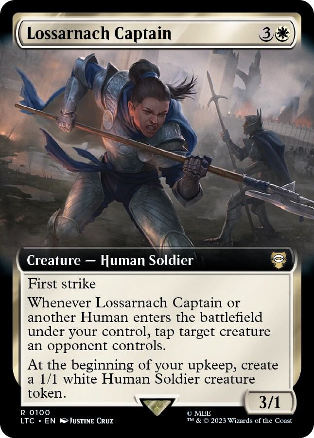 Lossarnach Captain (Extended Art) (100) [Tales of Middle-earth Commander] [Extended Art]