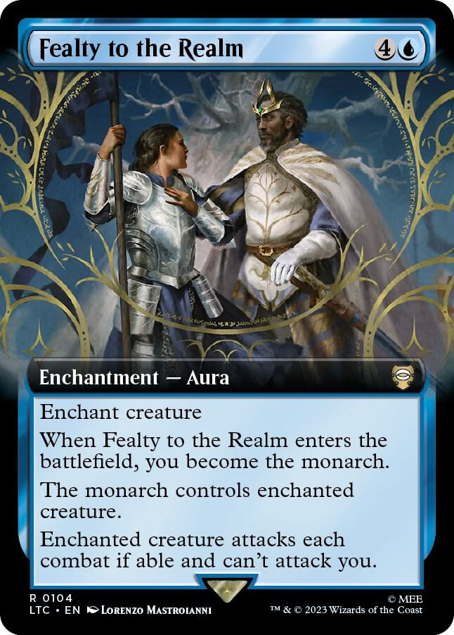 Fealty to the Realm (Extended Art) (104) [Tales of Middle-earth Commander] [Extended Art]