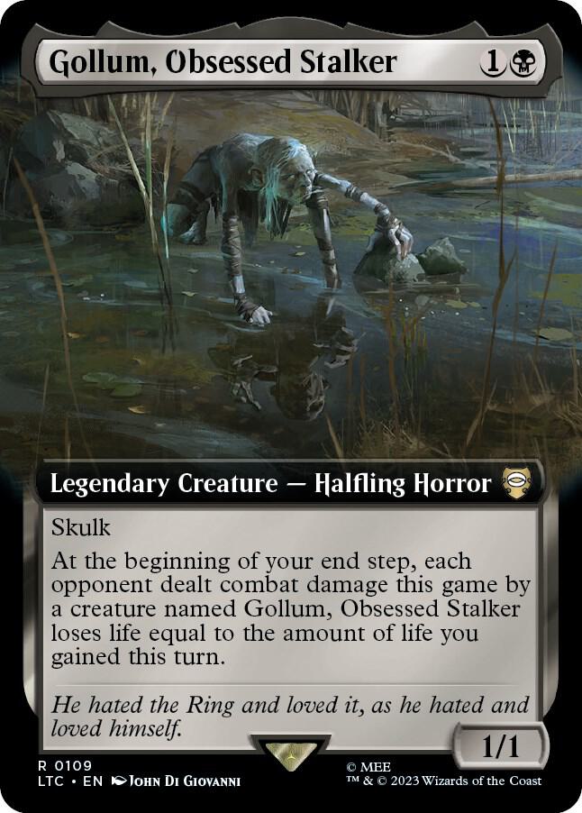 Gollum, Obsessed Stalker (Extended Art) (109) [Tales of Middle-earth Commander] [Extended Art]