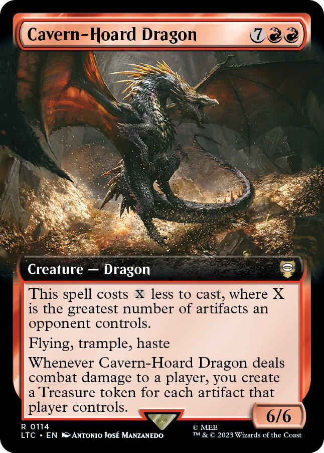 Cavern-Hoard Dragon (Extended Art) (114) [Tales of Middle-earth Commander] [Extended Art]
