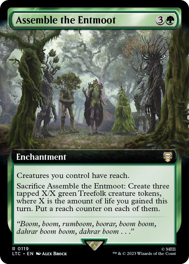 Assemble the Entmoot (Extended Art) (119) [Tales of Middle-earth Commander] [Extended Art]