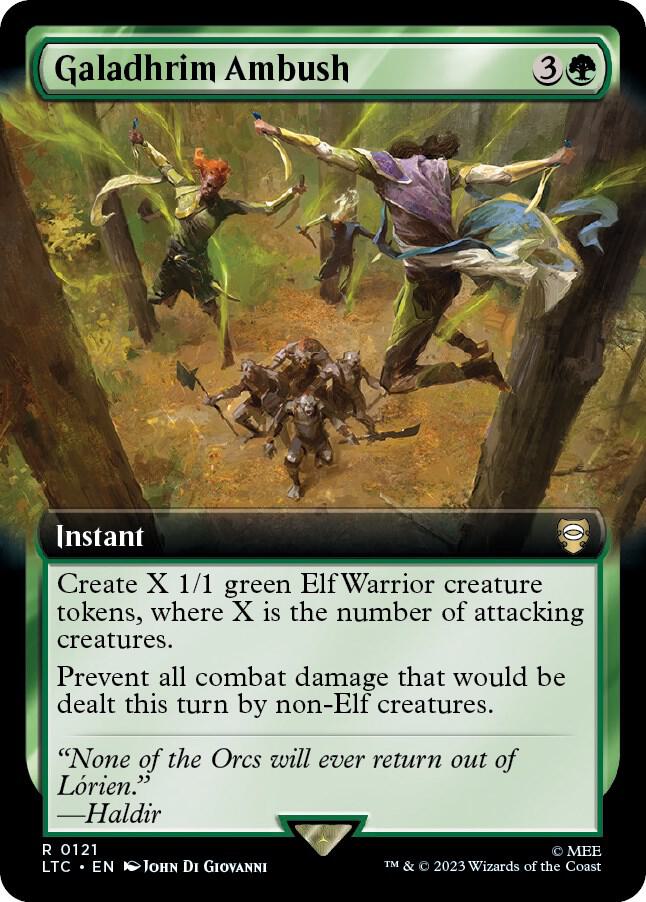 Galadhrim Ambush (Extended Art) (121) [Tales of Middle-earth Commander] [Extended Art]
