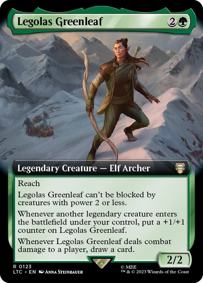 Legolas Greenleaf (Extended Art) (123) [Tales of Middle-earth Commander] [Extended Art]