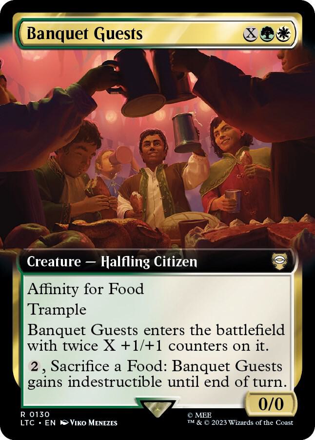 Banquet Guests (Extended Art) (130) [Tales of Middle-earth Commander] [Extended Art]