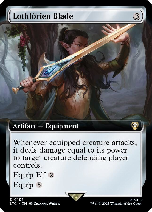 Lothlorien Blade (Extended Art) (157) [Tales of Middle-earth Commander] [Extended Art]
