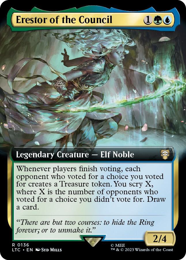 Erestor of the Council (Extended Art) (136) [Tales of Middle-earth Commander] [Extended Art]