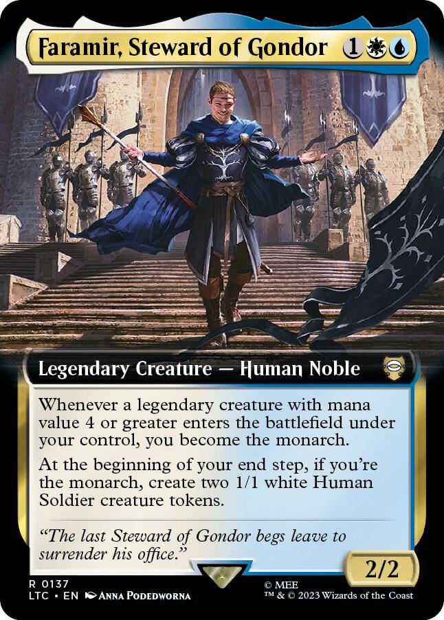 Faramir, Steward of Gondor (Extended Art) (137) [Tales of Middle-earth Commander] [Extended Art]