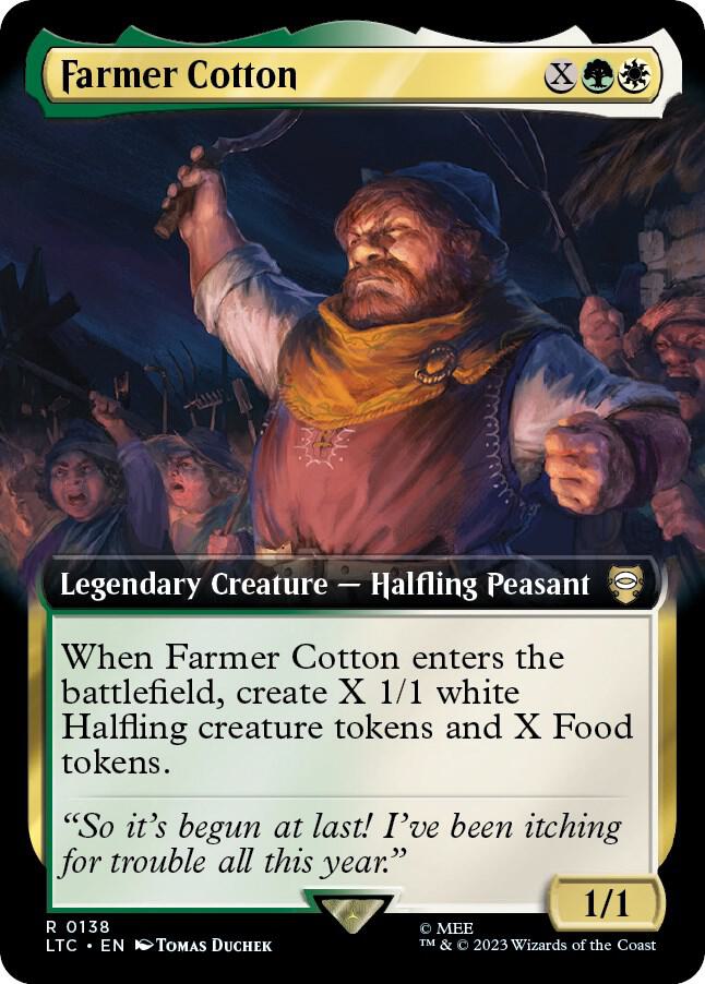 Farmer Cotton (Extended Art) (138) [Tales of Middle-earth Commander] [Extended Art]