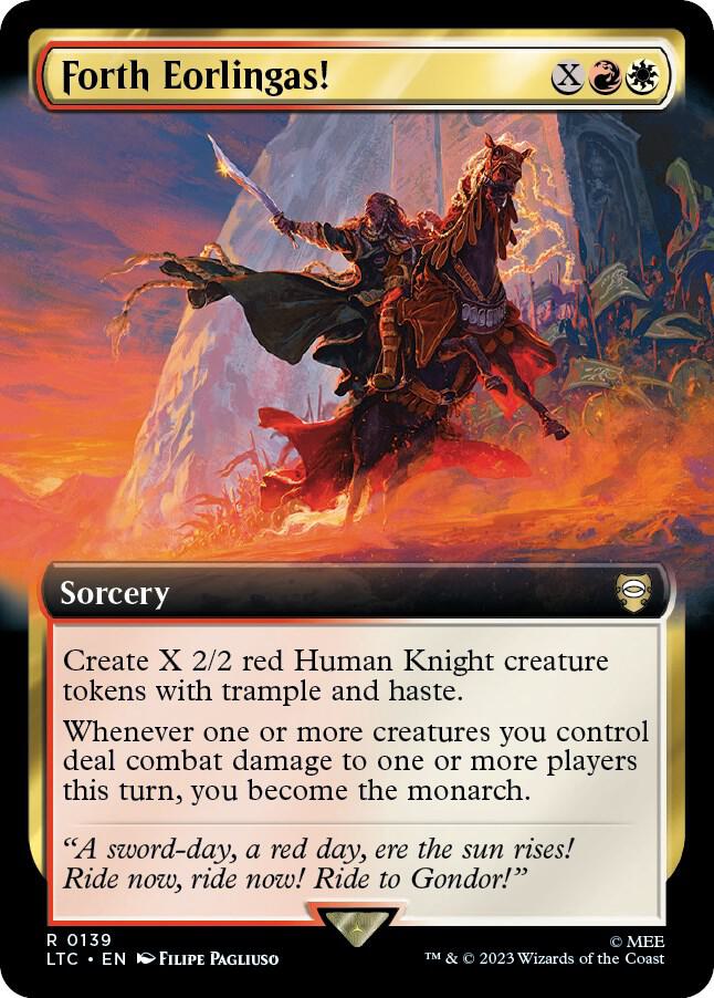Forth Eorlingas! (Extended Art) (139) [Tales of Middle-earth Commander] [Extended Art]