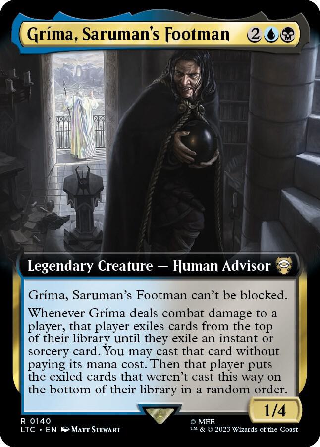 Grima, Saruman's Footman (Extended Art) (140) [Tales of Middle-earth Commander] [Extended Art]