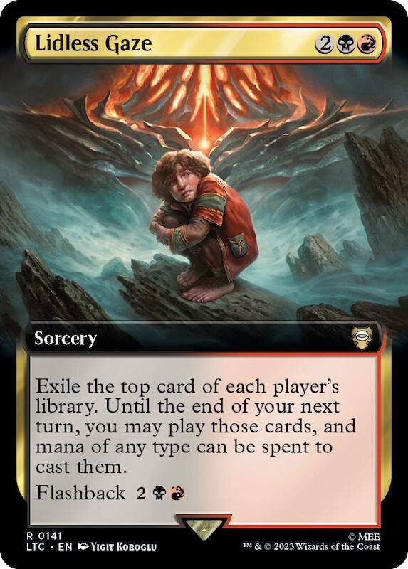 Lidless Gaze (Extended Art) (141) [Tales of Middle-earth Commander] [Extended Art]