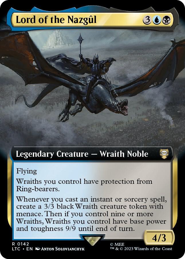 Lord of the Nazgul (Extended Art) (142) [Tales of Middle-earth Commander] [Extended Art]