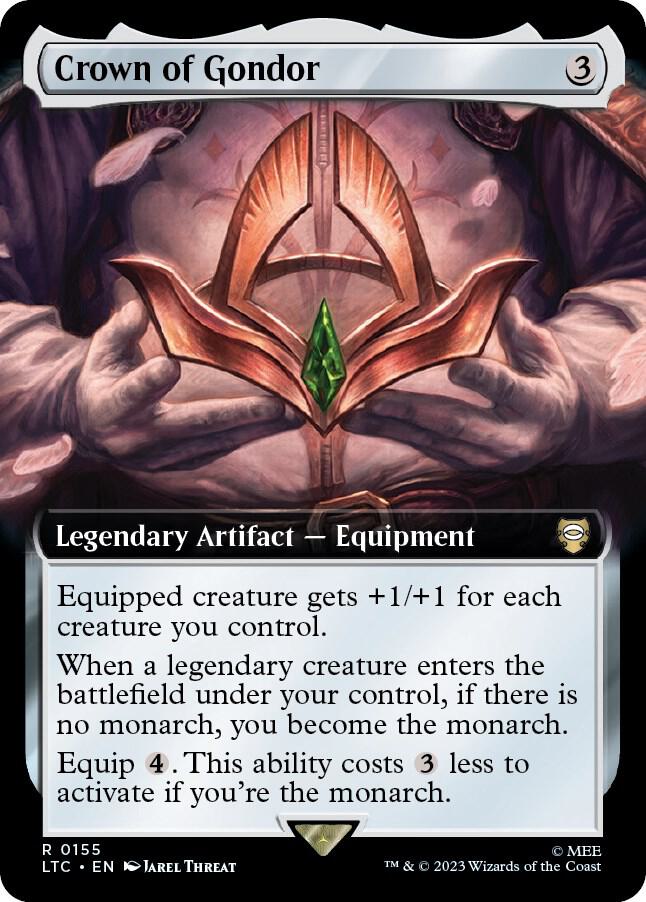 Crown of Gondor (Extended Art) (155) [Tales of Middle-earth Commander] [Extended Art]