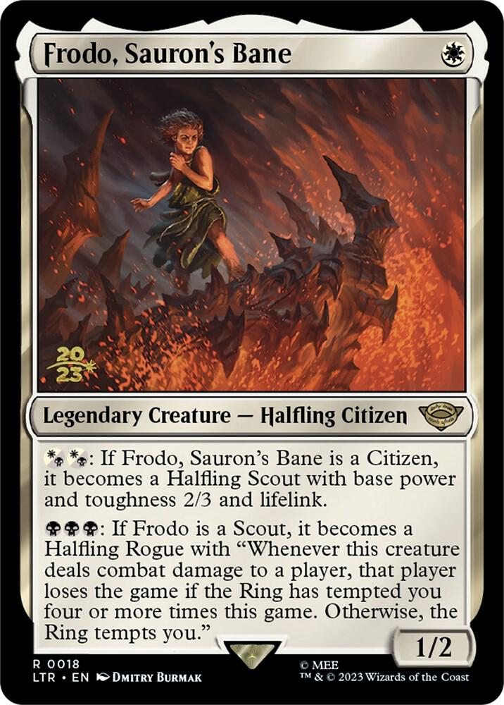 Frodo, Sauron's Bane (18) [Prerelease Cards]