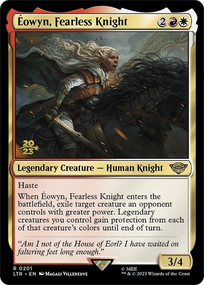 Eowyn, Fearless Knight (201) [Prerelease Cards]