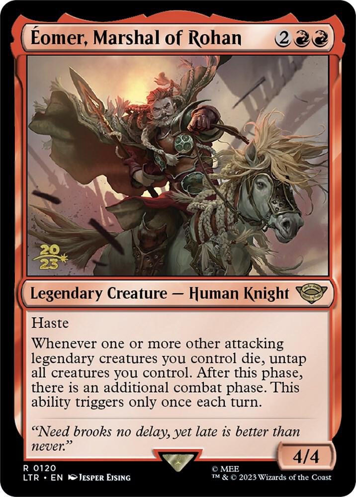 Eomer, Marshal of Rohan (120) [Prerelease Cards]