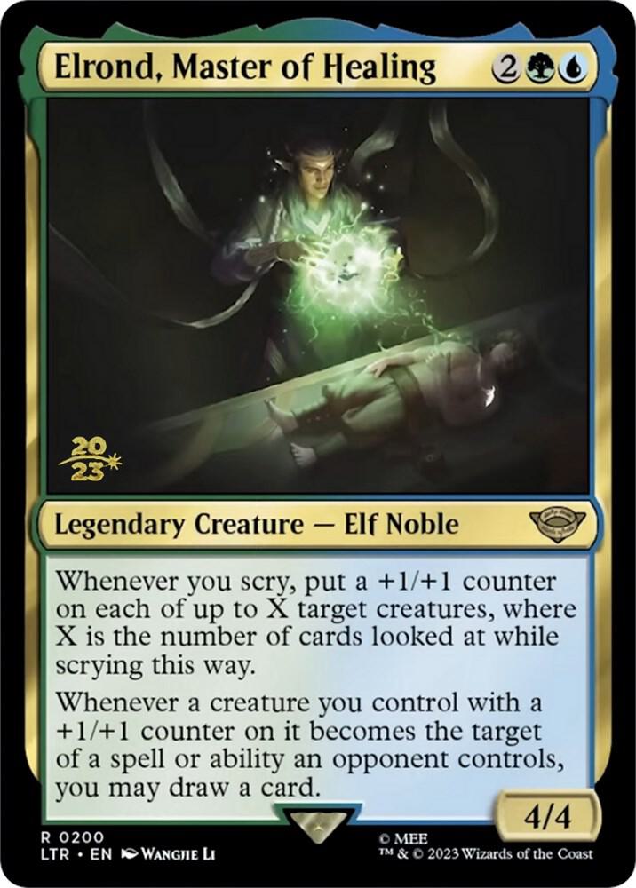 Elrond, Master of Healing (200) [Prerelease Cards]