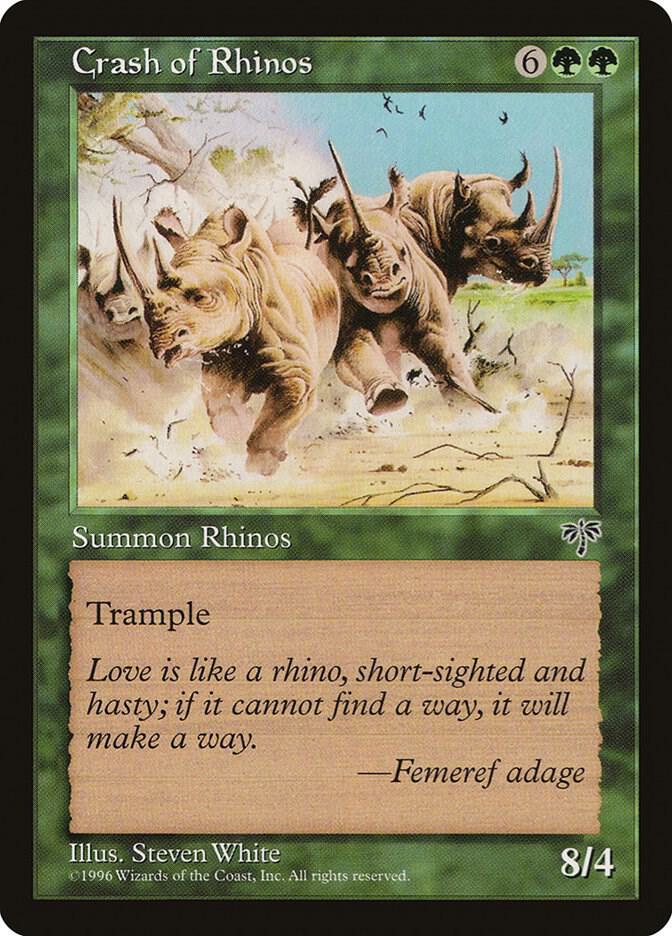 Crash of Rhinos (210) [Mirage]