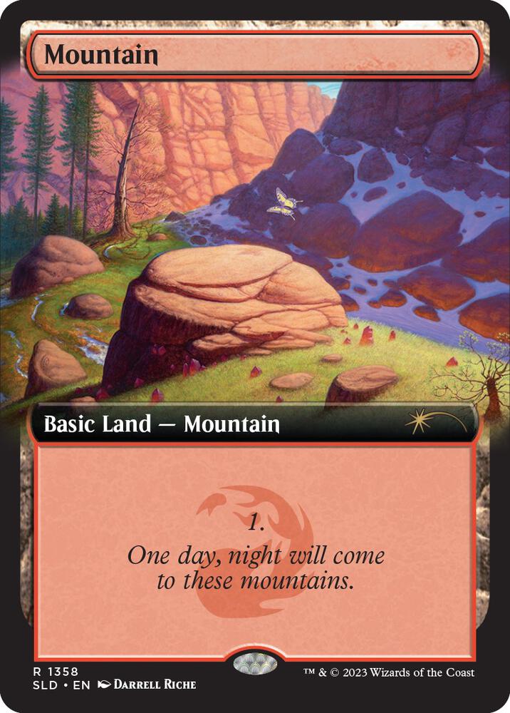 Mountain (1358) [Secret Lair Drop] [Extended Art]