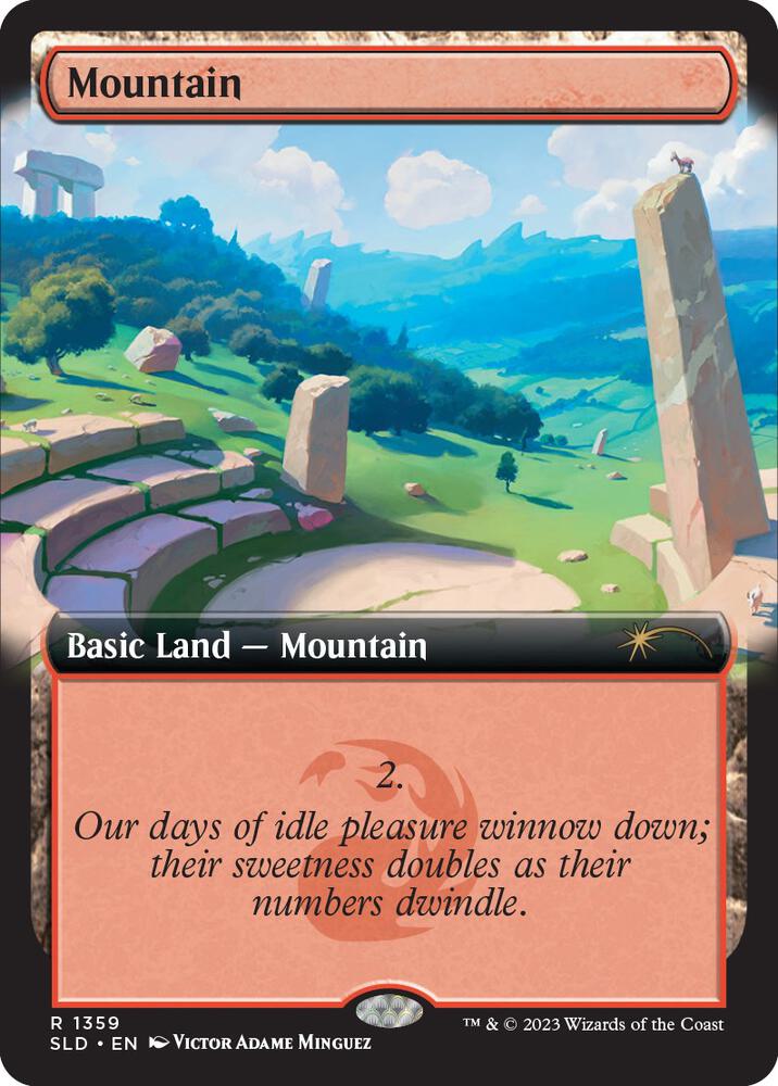 Mountain (1359) [Secret Lair Drop] [Extended Art]
