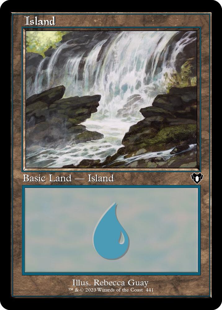 Island (441) (Retro Frame) [Commander Masters]