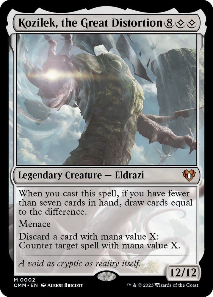 Kozilek, the Great Distortion (2) [Commander Masters]