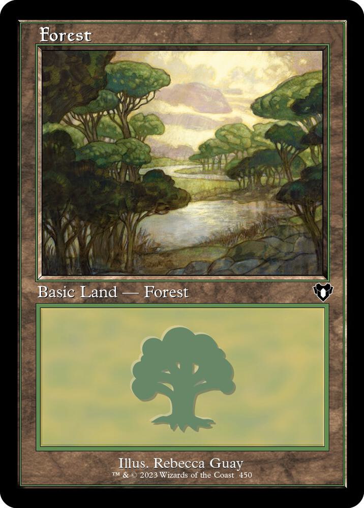 Forest (450) (Retro Frame) [Commander Masters]