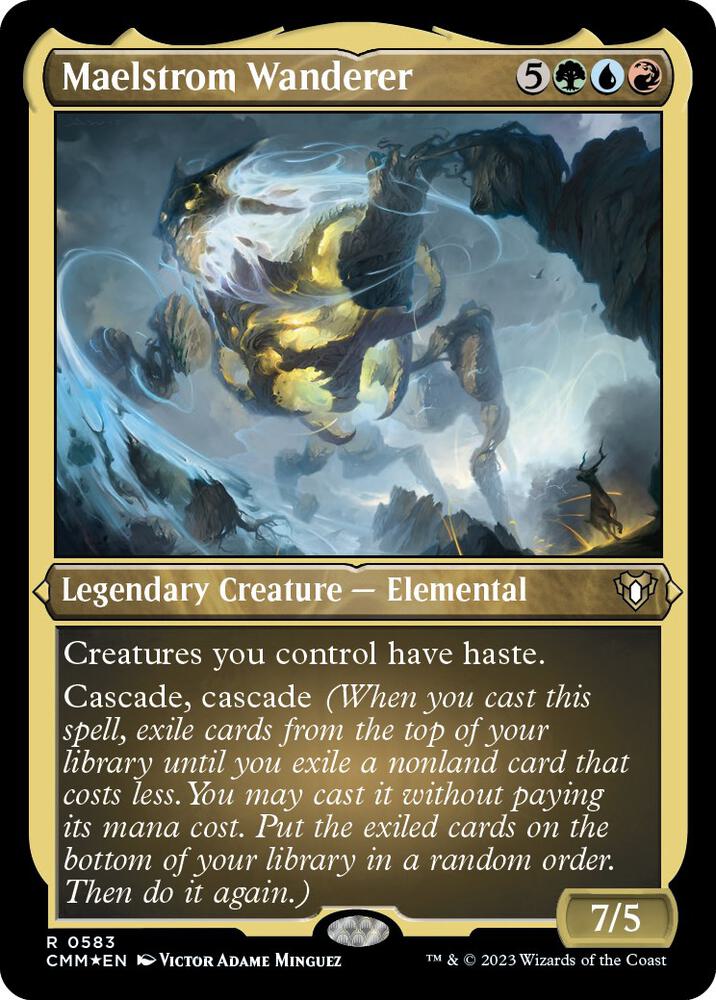 Maelstrom Wanderer (Foil Etched) (583) [Commander Masters]