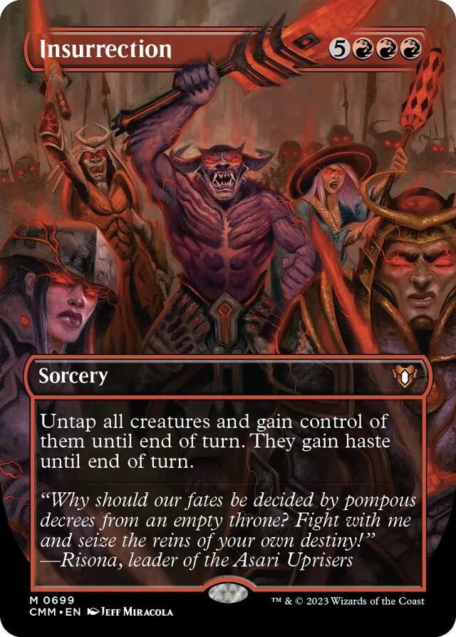 Insurrection (Borderless) (699) [Commander Masters] [Borderless]