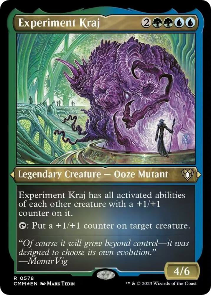 Experiment Kraj (Foil Etched) (578) [Commander Masters]