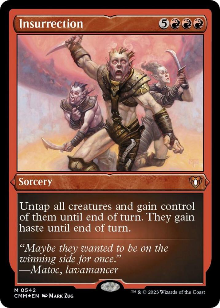 Insurrection (Foil Etched) (542) [Commander Masters]