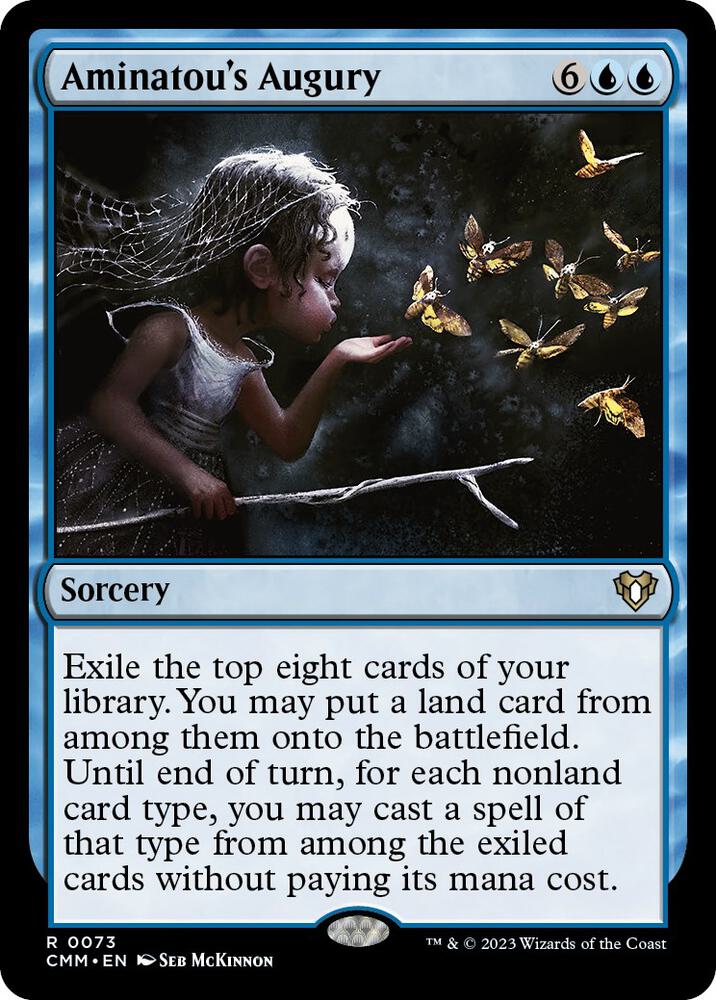 Aminatou's Augury (73) [Commander Masters]