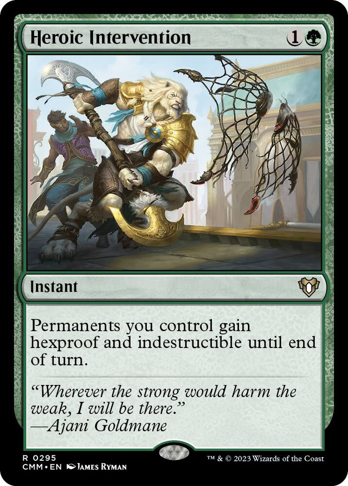Heroic Intervention (295) [Commander Masters]