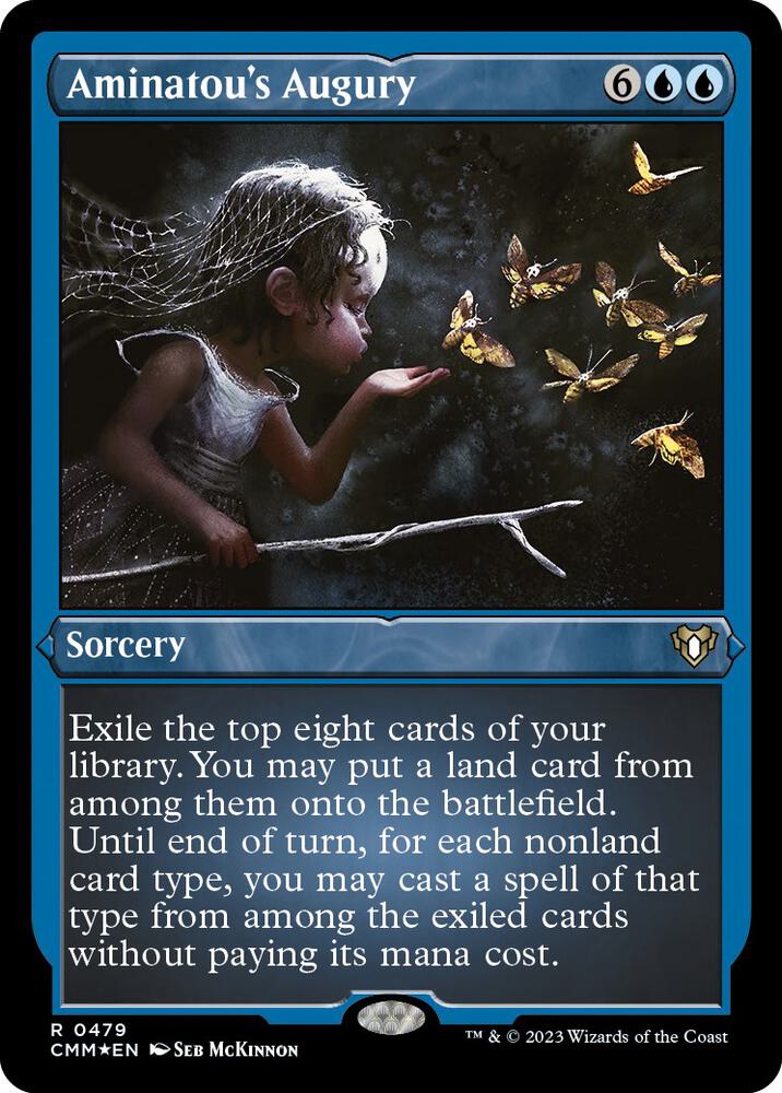 Aminatou's Augury (Foil Etched) (479) [Commander Masters]
