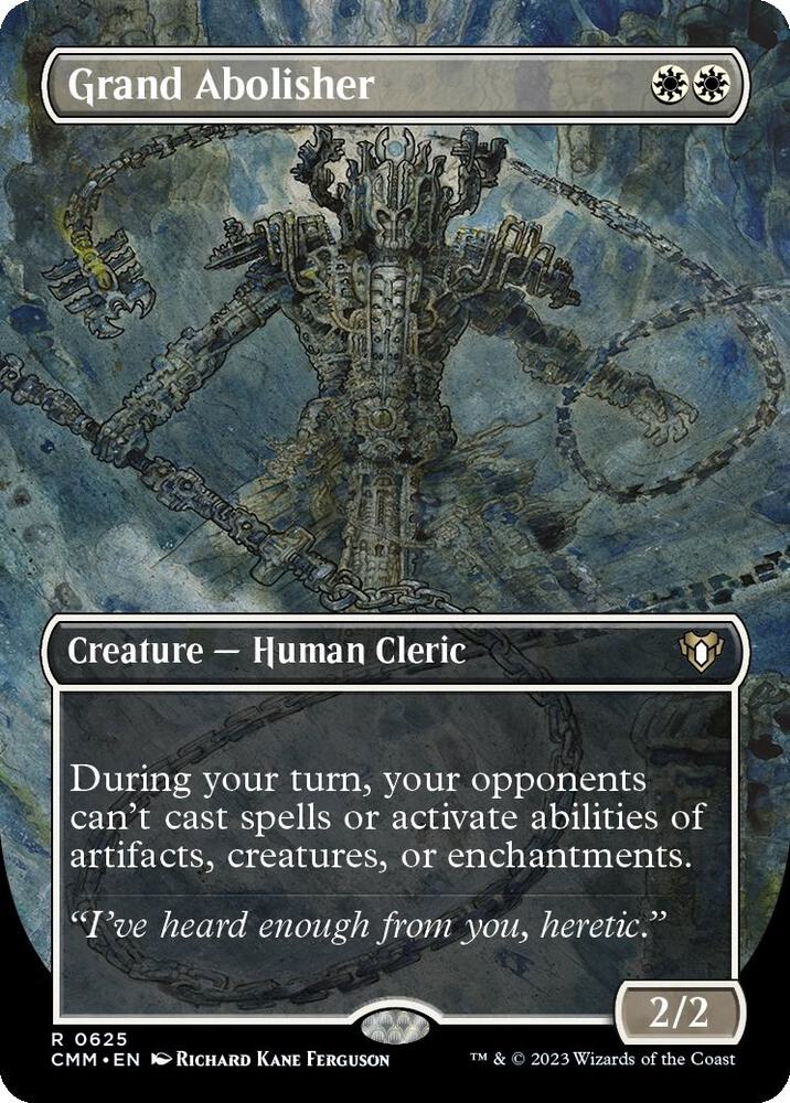 Grand Abolisher (Borderless) (625) [Commander Masters] [Borderless]