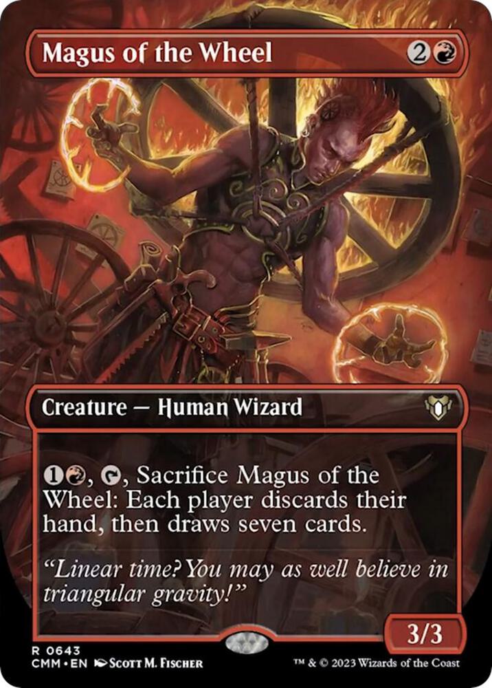 Magus of the Wheel (Borderless) (643) [Commander Masters] [Borderless]
