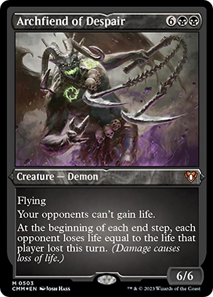 Archfiend of Despair (Foil Etched) (503) [Commander Masters]