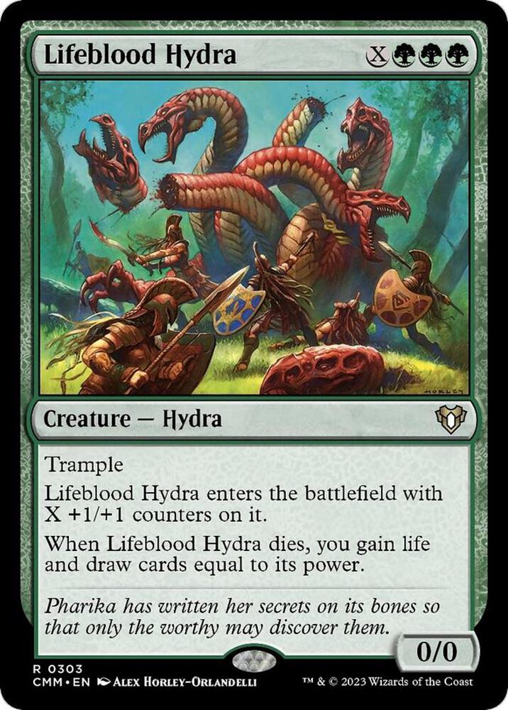 Lifeblood Hydra (303) [Commander Masters]