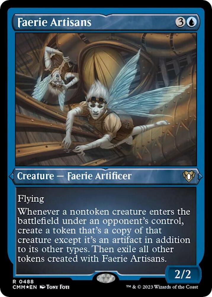 Faerie Artisans (Foil Etched) (488) [Commander Masters]