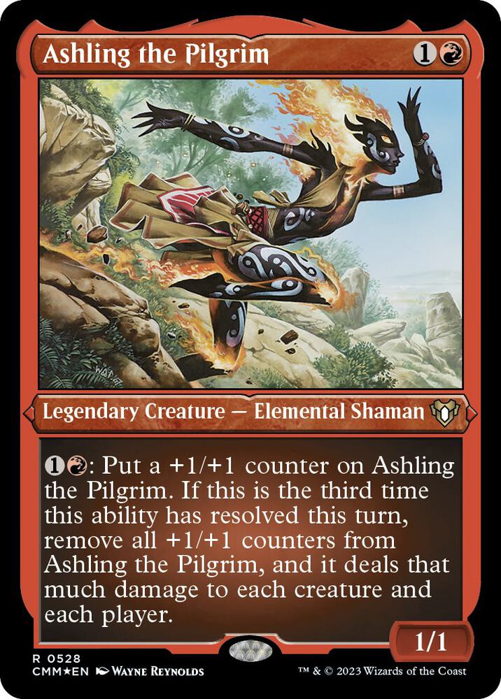 Ashling the Pilgrim (Foil Etched) (528) [Commander Masters]