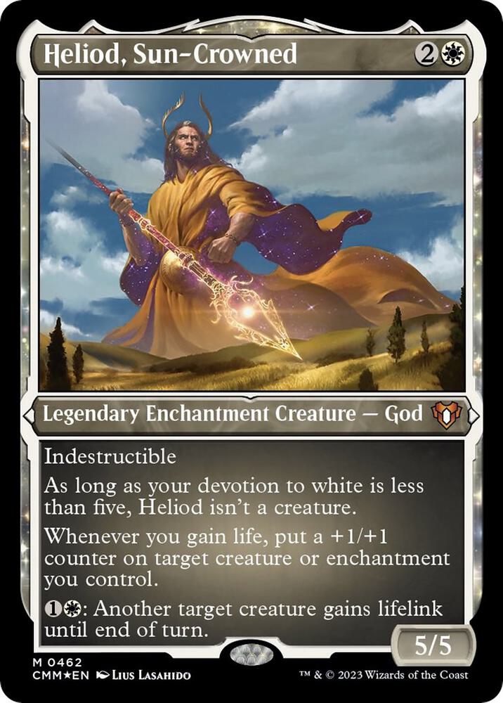 Heliod, Sun-Crowned (Foil Etched) (462) [Commander Masters] [Etched]