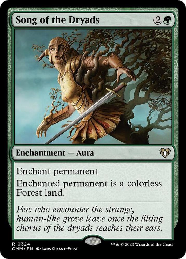 Song of the Dryads (324) [Commander Masters]