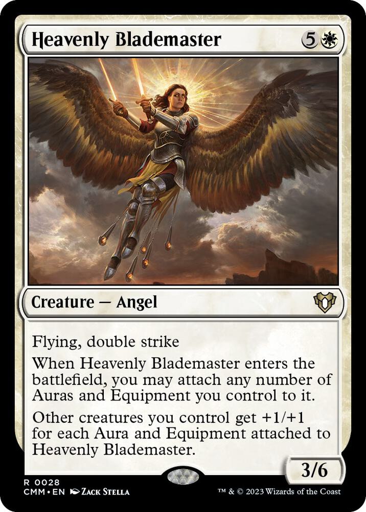 Heavenly Blademaster (28) [Commander Masters]