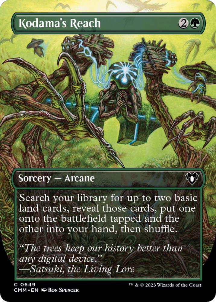 Kodama's Reach (Borderless) (649) [Commander Masters] [Borderless]