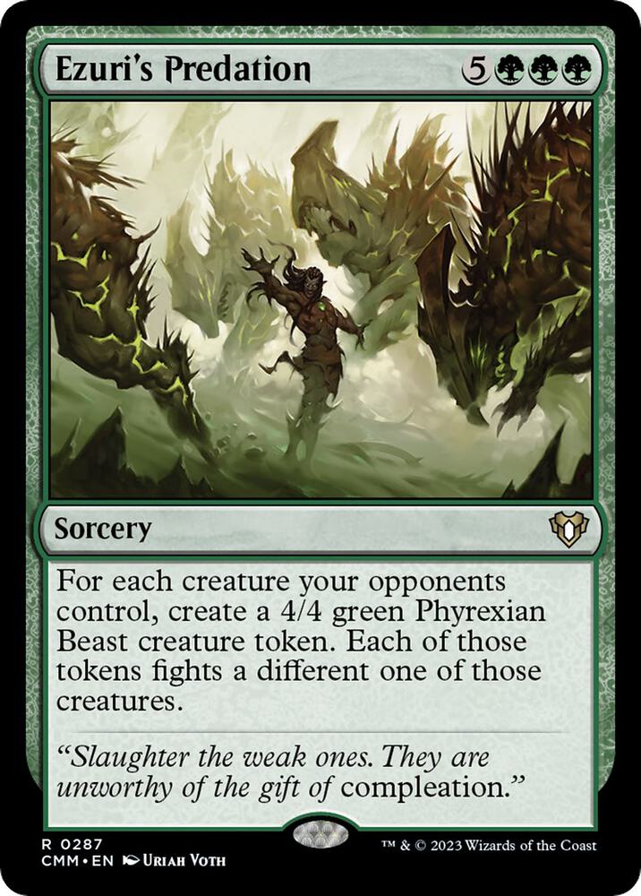 Ezuri's Predation (287) [Commander Masters]
