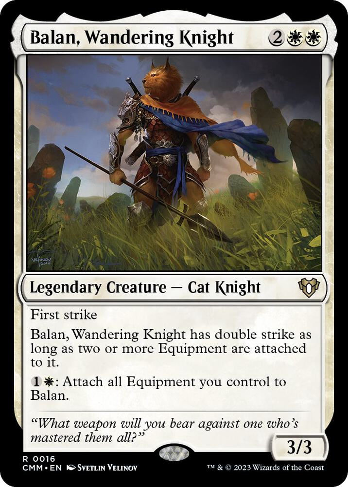 Balan, Wandering Knight (16) [Commander Masters]